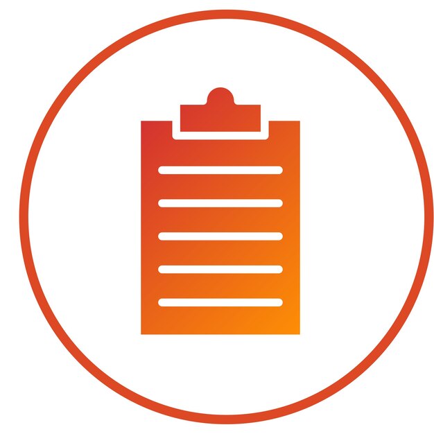 Estilo del icono de evaluación de las necesidades de diseño vectorial