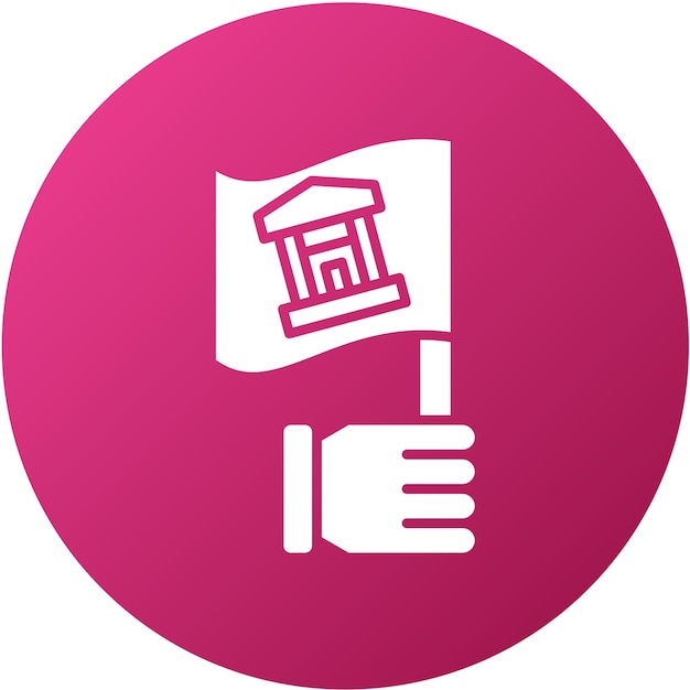 Estilo del icono de la excursión de diseño vectorial