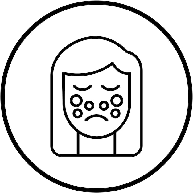 Estilo del icono de exfoliación de diseño vectorial