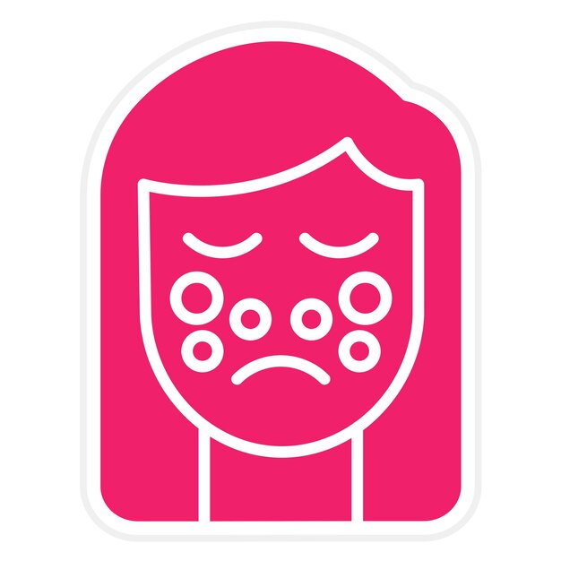 Estilo del icono de exfoliación de diseño vectorial