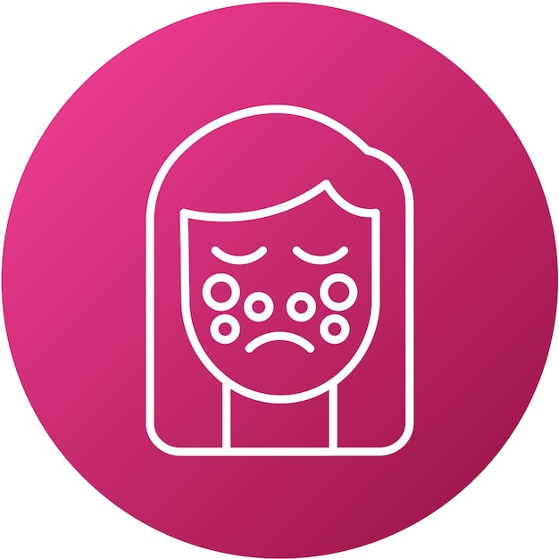 Estilo del icono de exfoliación de diseño vectorial