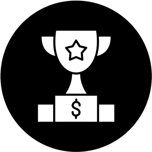 Estilo del icono de éxito del diseño vectorial