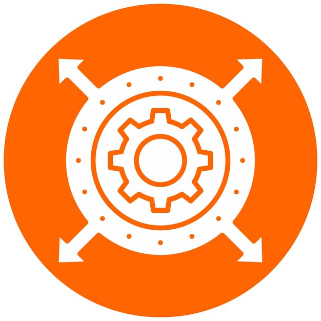 Estilo del icono de expansión del diseño vectorial