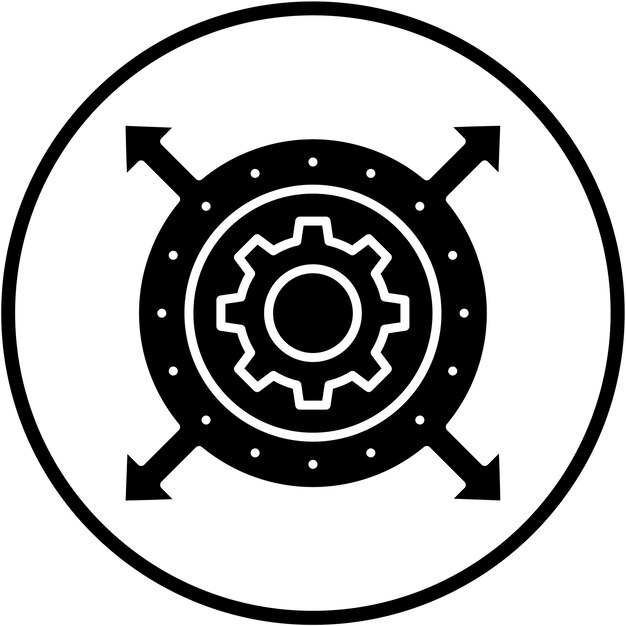 Estilo del icono de expansión del diseño vectorial