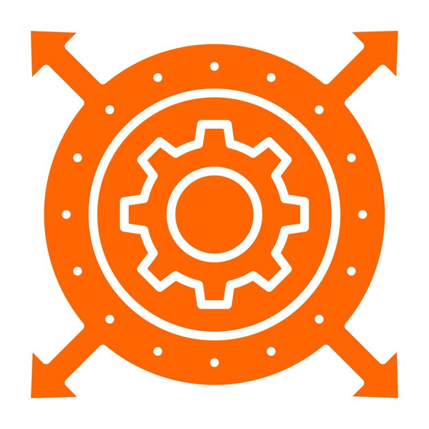 Estilo del icono de expansión del diseño vectorial