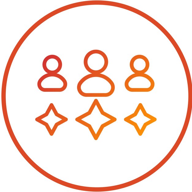 Estilo de icono de la experiencia de diseño vectorial