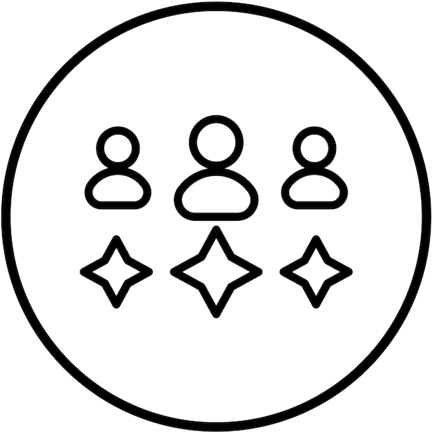 Estilo de icono de la experiencia de diseño vectorial