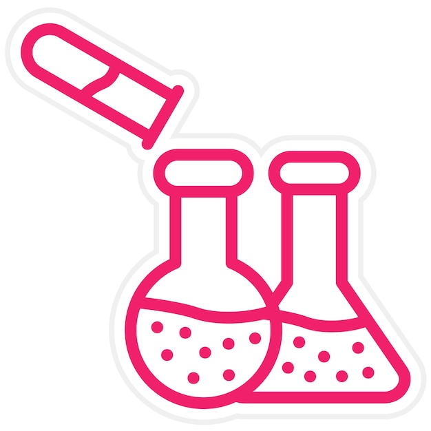 Estilo de icono experimental de diseño vectorial