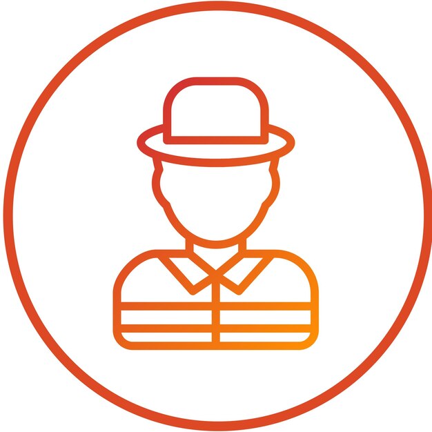 Estilo del icono del explorador de diseño vectorial