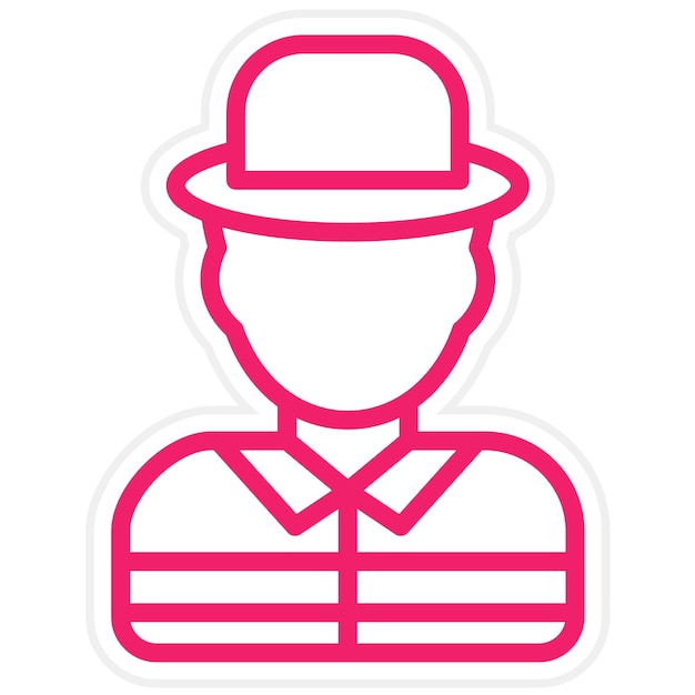 Estilo del icono del explorador de diseño vectorial