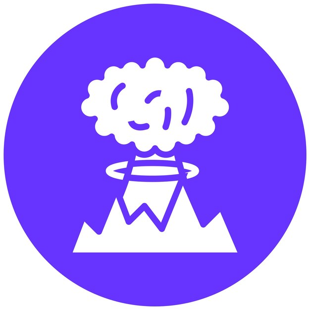 Estilo del icono de la explosión del diseño vectorial