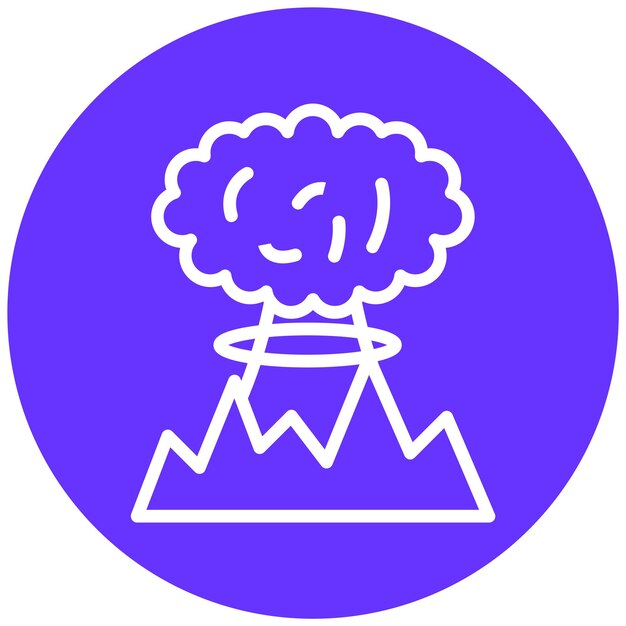 Estilo del icono de la explosión del diseño vectorial