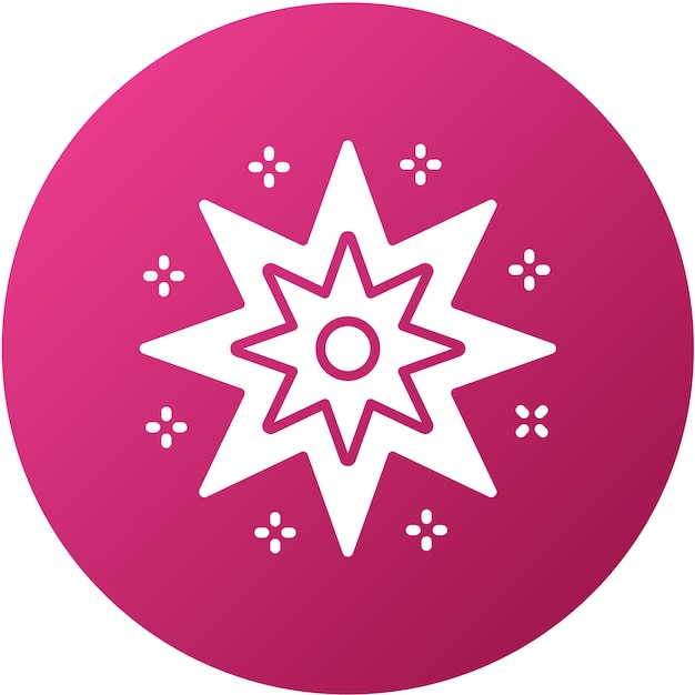 Estilo del icono de la explosión del diseño vectorial
