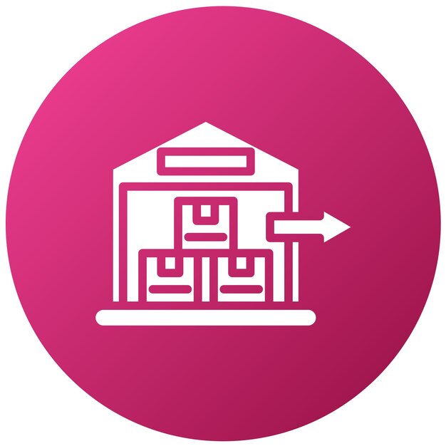 Estilo del icono de exportación de diseño vectorial