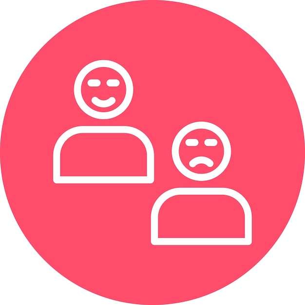 Estilo del icono de la expresión de diseño vectorial
