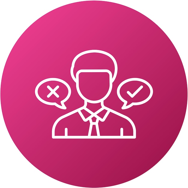Estilo del icono de la expresión de diseño vectorial