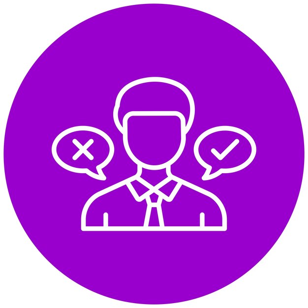 Estilo del icono de la expresión de diseño vectorial