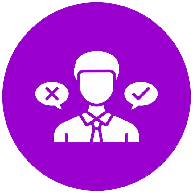 Estilo del icono de la expresión de diseño vectorial