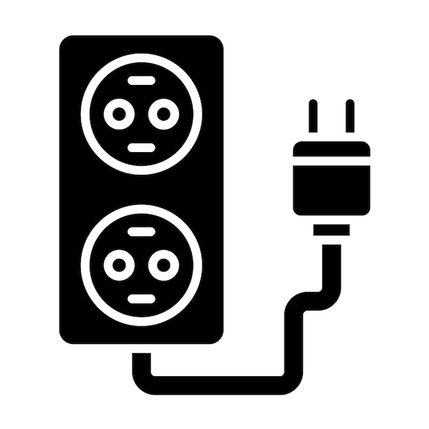 Estilo de icono de extensión de diseño vectorial