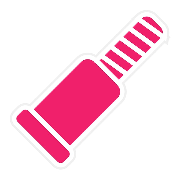 Estilo del icono de la extensión de la válvula de neumáticos de diseño vectorial