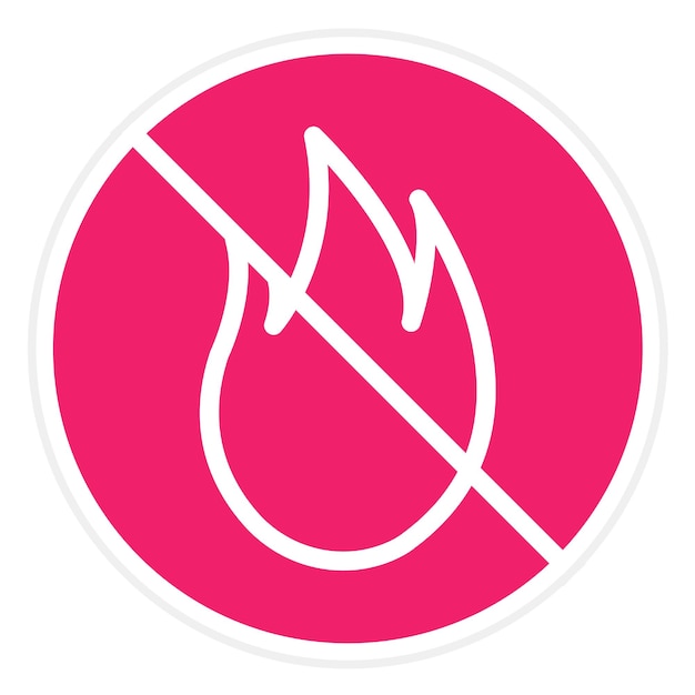 Estilo del icono del extintor de fuego de diseño vectorial