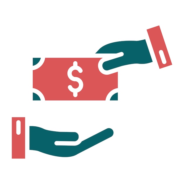 Estilo de icono de extorsión de diseño vectorial