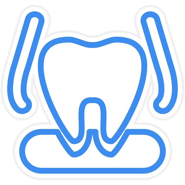 Estilo del icono de extracción de dientes