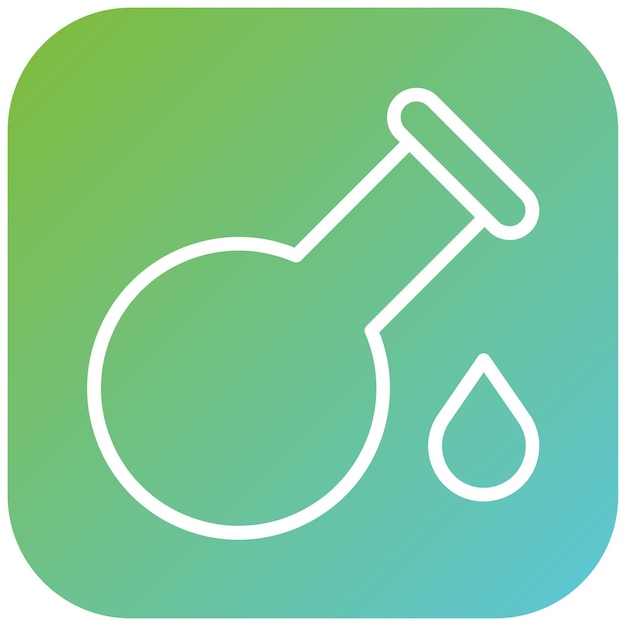 Estilo del icono del extractor de fluidos de diseño vectorial