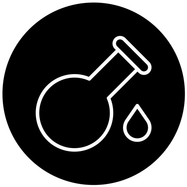 Estilo del icono del extractor de fluidos de diseño vectorial
