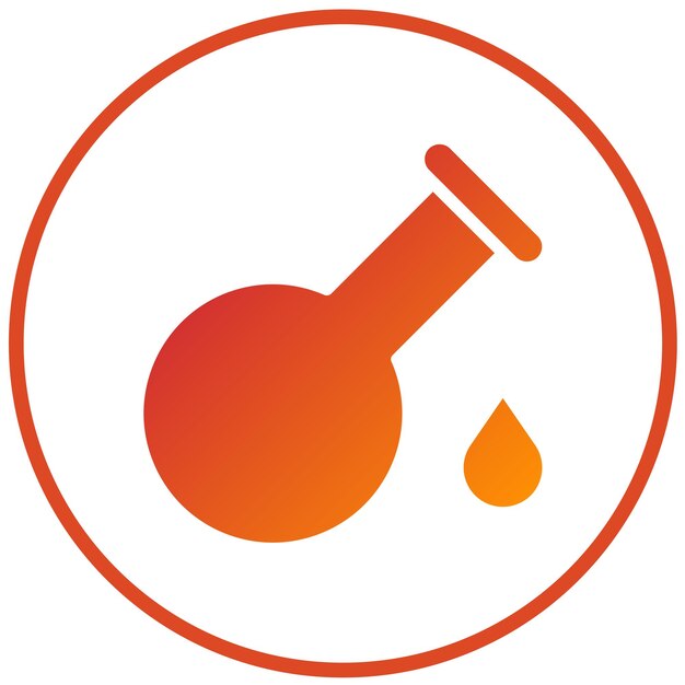 Estilo del icono del extractor de fluidos de diseño vectorial