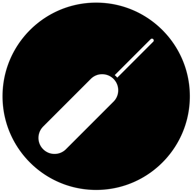 Estilo del icono de eyección de la bandeja de diseño vectorial
