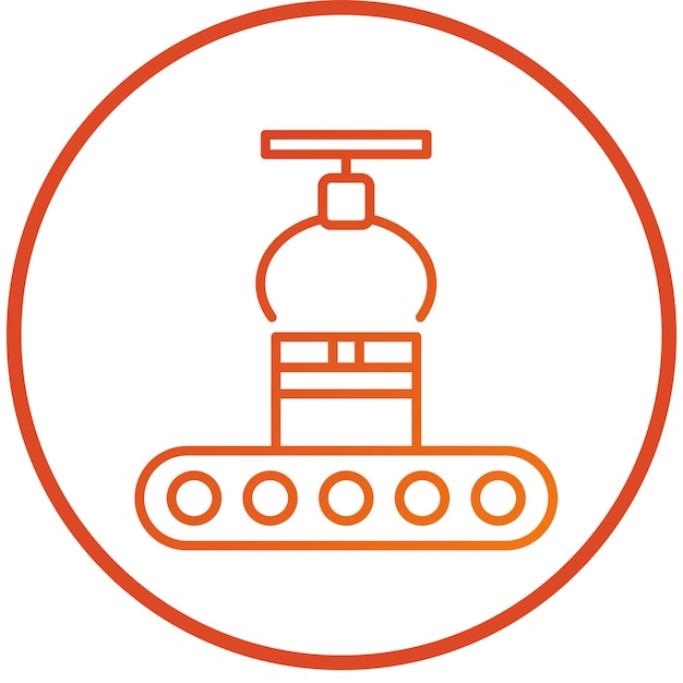 Estilo de icono de fabricación de diseño vectorial