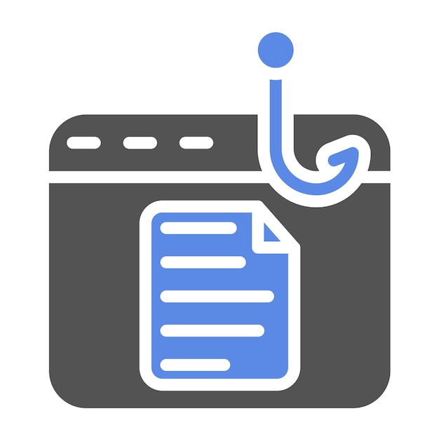 Estilo de icono de falsificación de diseño vectorial