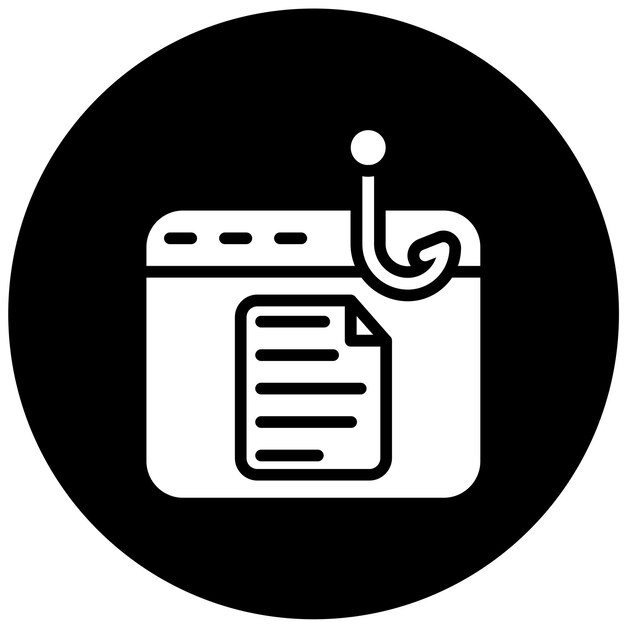 Estilo de icono de falsificación de diseño vectorial