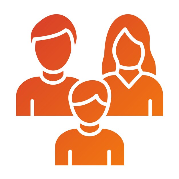 Estilo de icono de la familia de diseños vectoriales