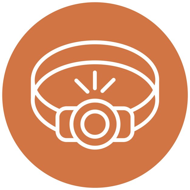 Estilo del icono del faro de diseño vectorial