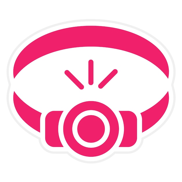 Estilo del icono del faro de diseño vectorial