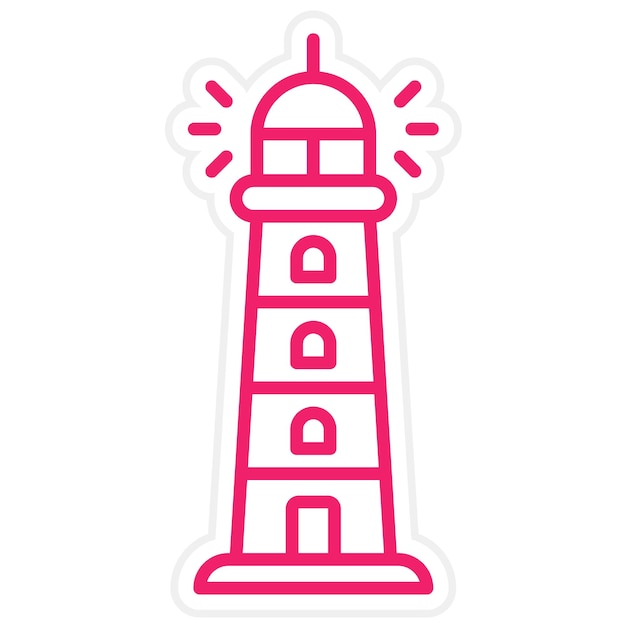 Estilo del icono del faro