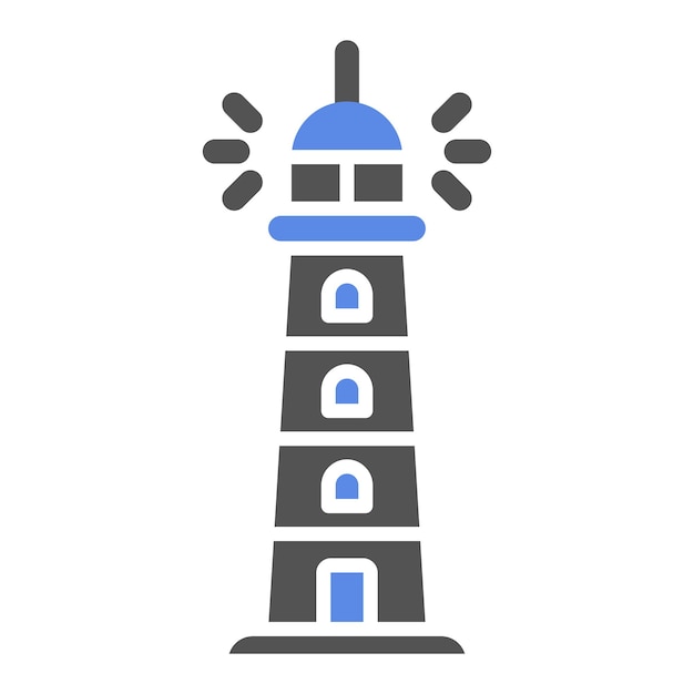 Estilo del icono del faro