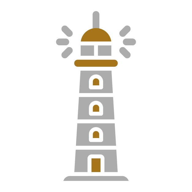 Estilo del icono del faro