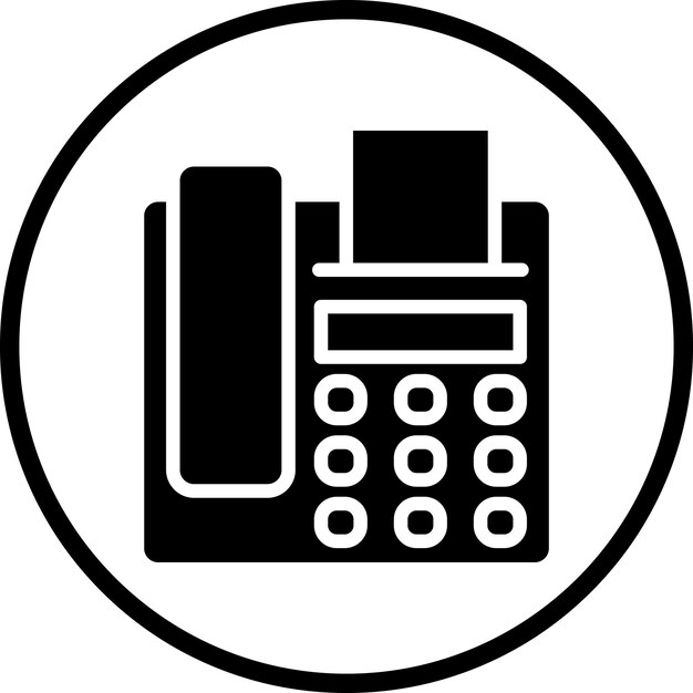 Estilo del icono de fax