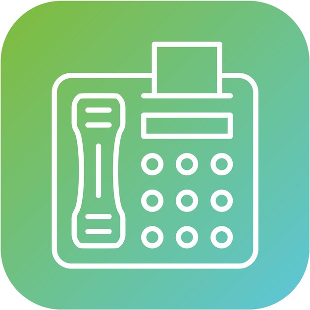 Estilo del icono de fax