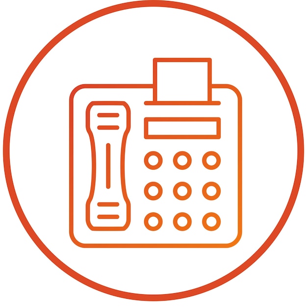 Estilo del icono de fax
