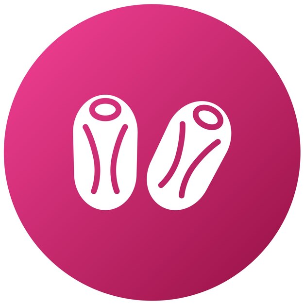 Estilo del icono de la fecha de diseño vectorial