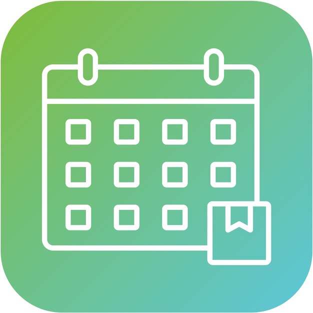 Estilo del icono de la fecha de entrega del diseño vectorial