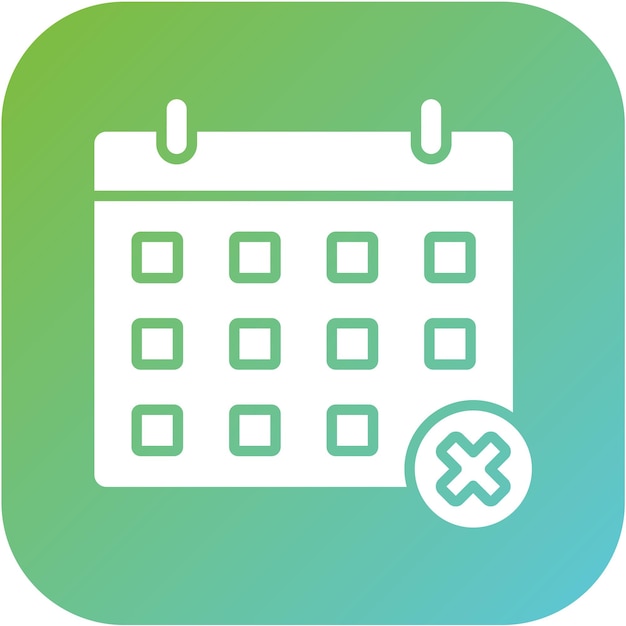 Estilo del icono de la fecha límite del diseño vectorial