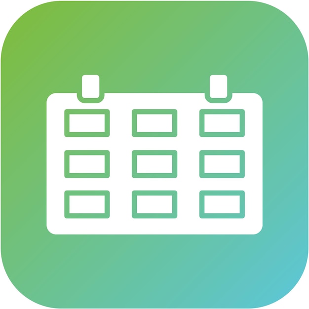 Estilo del icono de la fecha límite del diseño vectorial