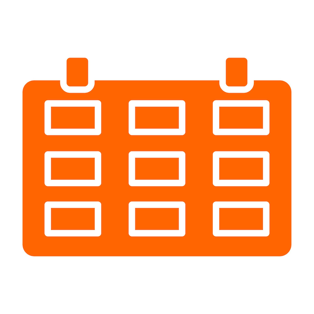 Estilo del icono de la fecha límite del diseño vectorial