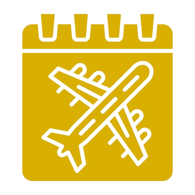 Estilo del icono de la fecha de viaje