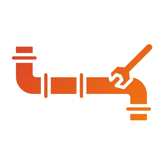 Estilo del icono de fijación de tuberías